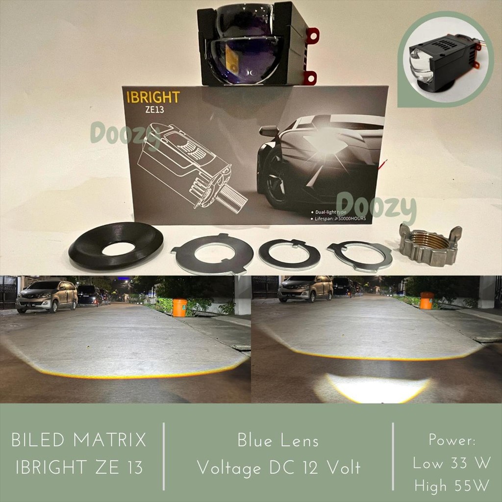 IBRIGHT ZE13 Biled Matrix X1 Ukuran 1.8 Inch