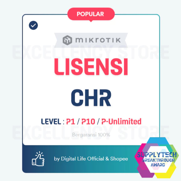 Lisensi Mikrotik CHR (Tingkatkan Keamaan dan Kemampuan CHR Anda dengan lisensi Level P1 / P10 / P-Un