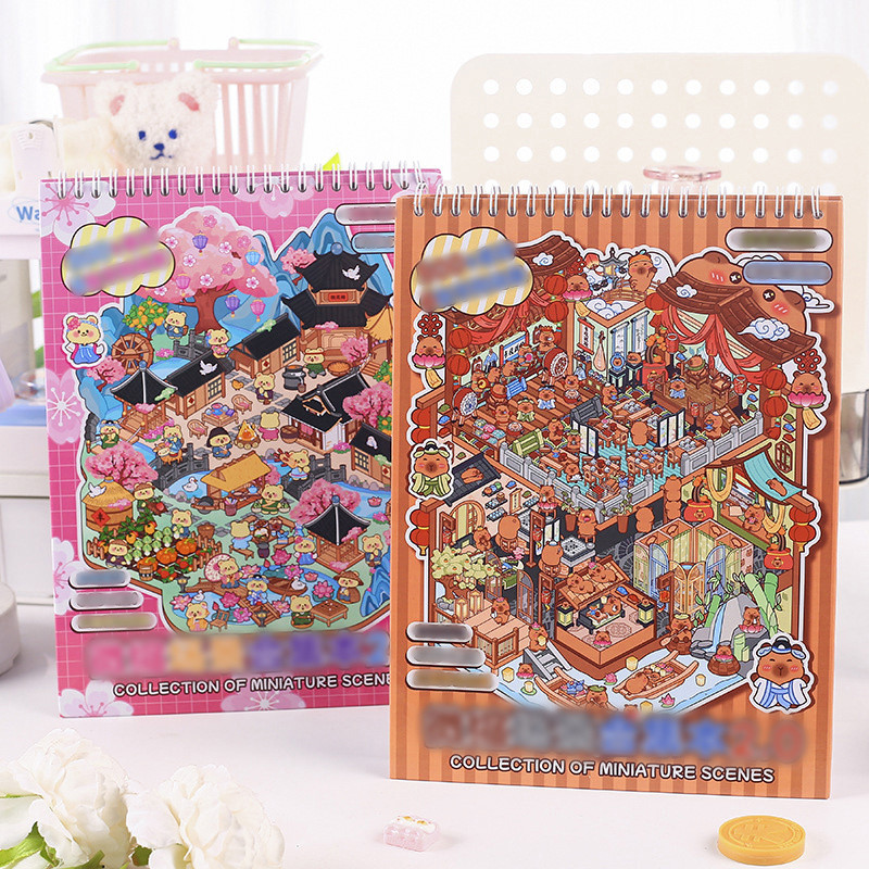 

COD✨ Miniatur Lanskap Stiker Besar 3D Gadis Rumah Dekorasi-YES