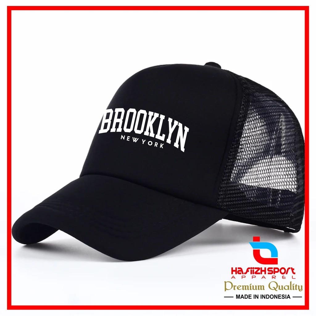 TOPI BROOKLYN  / TOPI JARING BROOKLYN  / TOPI TRUCKER BROOKLYN  PREMIUM BISA BAYAR DITEMPAT (COD)