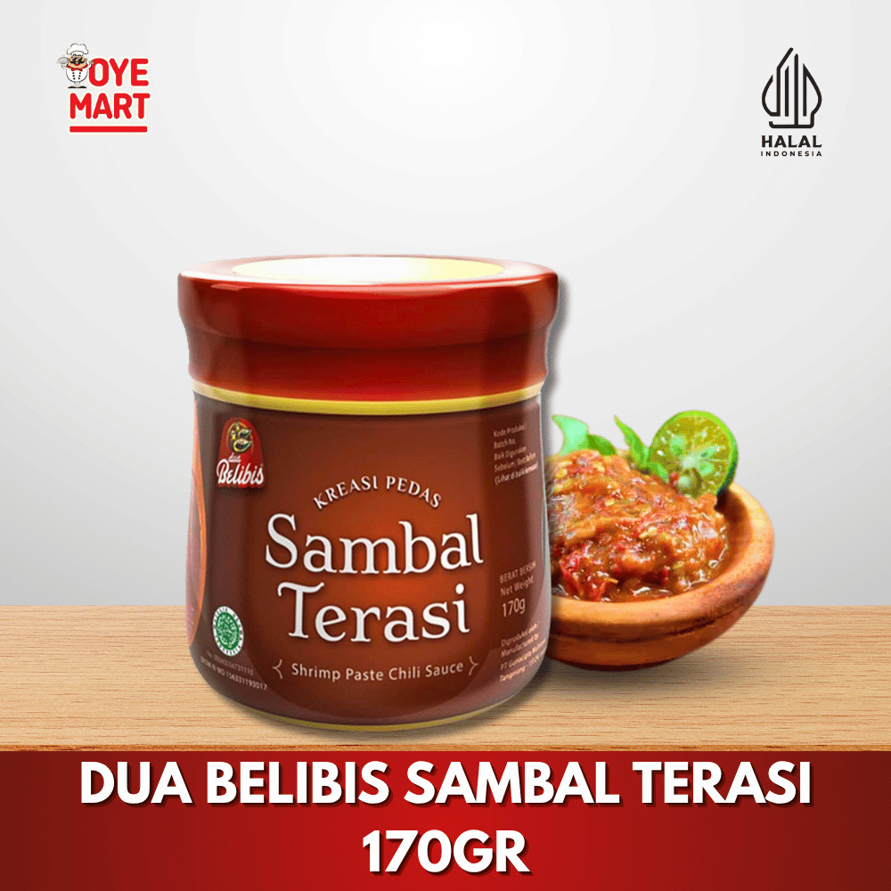 

DUA BELIBIS SAMBAL TERASI 170GR