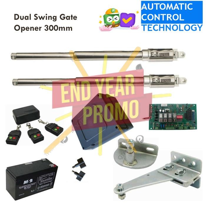 

Mesin Pagar Otomatis Swing Gate Merk E8 Garansi Resmi - 1 Arm Only