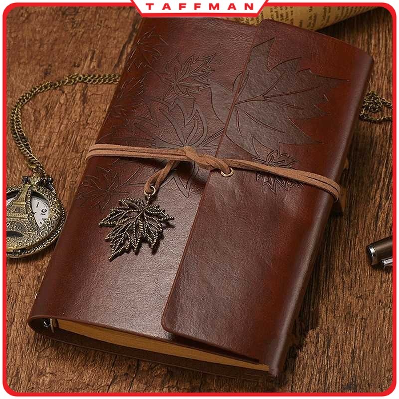 

TM - TODDI Buku Catatan Binder Notebook Cover Kulit Vintage Maple - AM-16