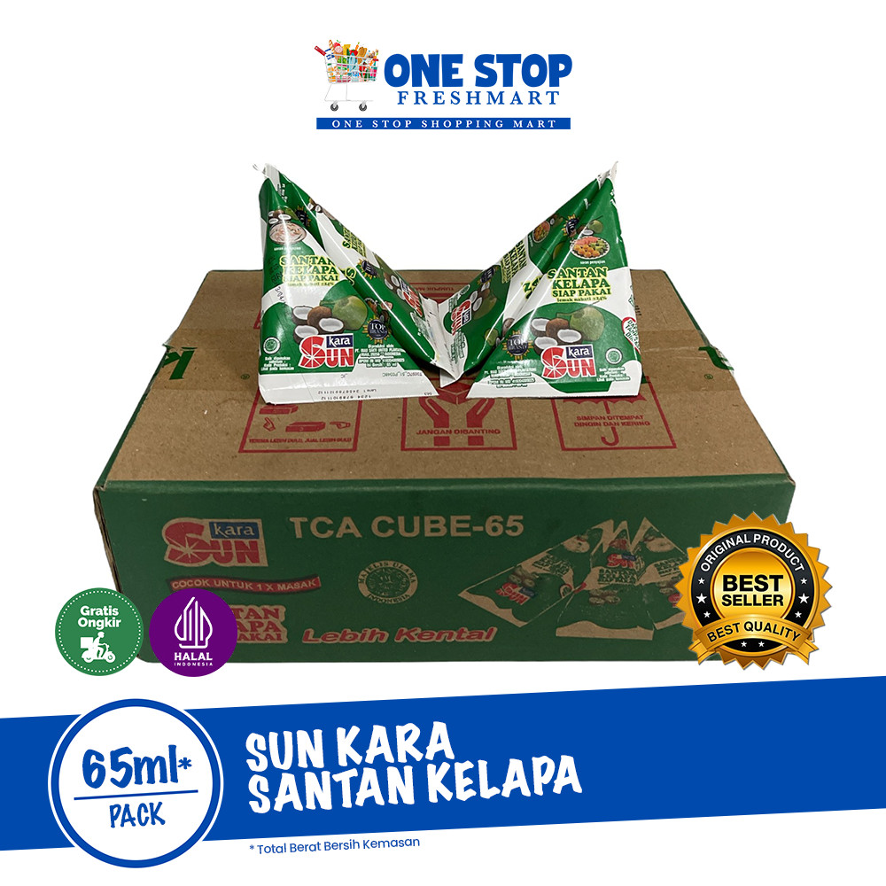 

SUN KARA SANTAN KELAPA 65ML / SANTAN KELAPA SUNKARA 65ML / SUNKARA SANTAN KELAPA 65ML