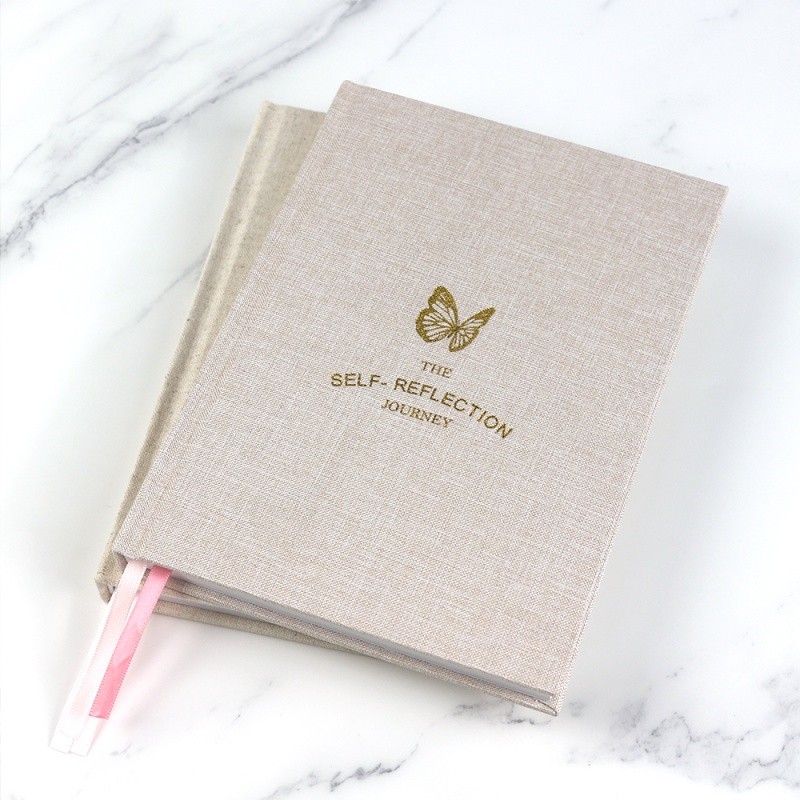 

custom.Custom Fabric A5 Hardcover notebook with stamping Journal