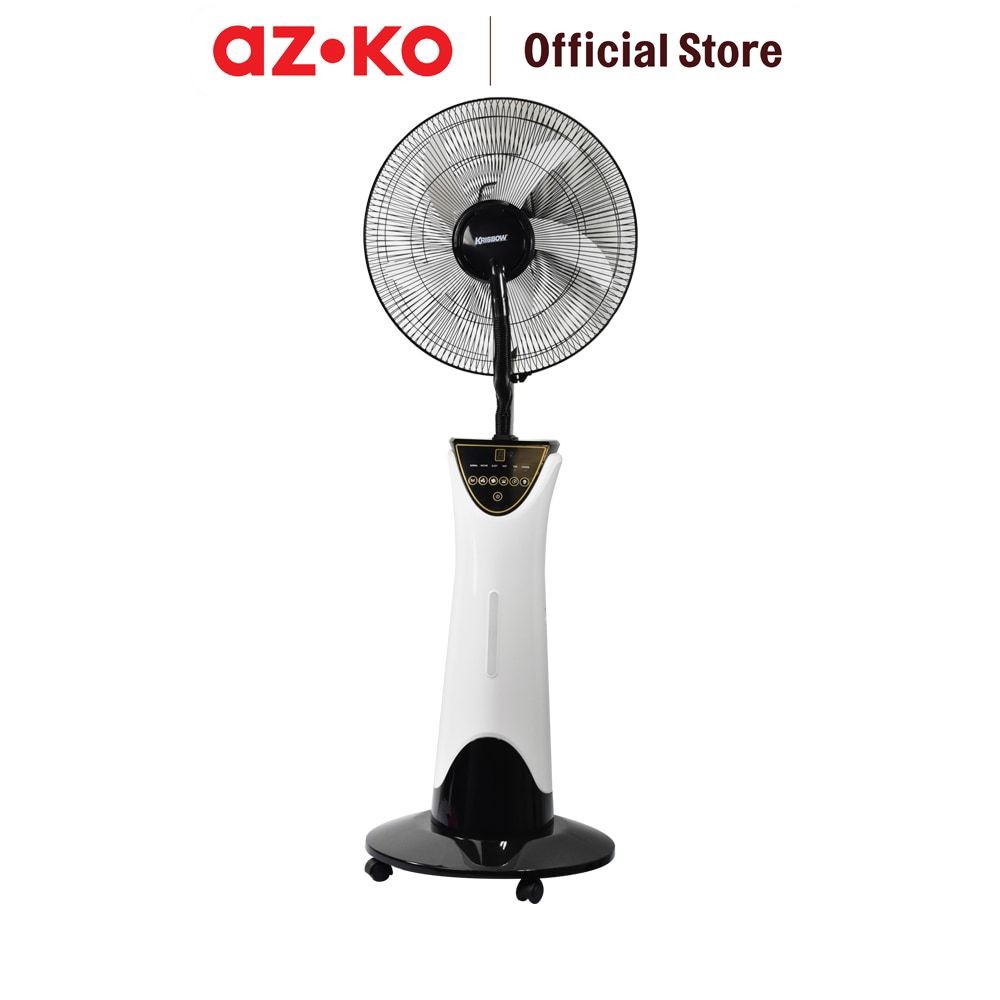 AZKO Krisbow 1.8 ltr Kipas Angin Uap Emergency - Putih Standing Misty Fan Kipas Air Semprot Kabut Em