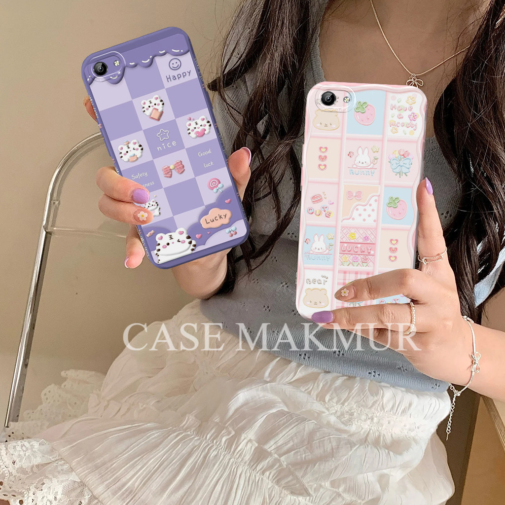 Soft Case Untuk Vivo Y71 Y71i Y81 Y67 V5 Y66 Y53 Y83 V7 Plus V7+ Cassing Bumper Cover Casing Custom