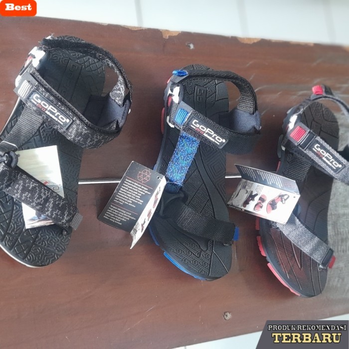 rekomendasi sepatu olahraga brand lokal Sandal Gunung Pria Go Pro/ Sepatu Sandal Pria