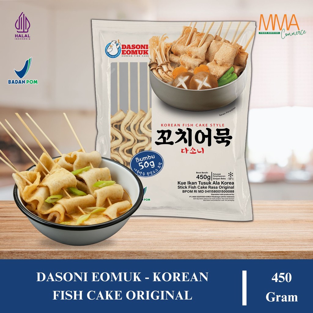 

DASONI EOMUK - Stik Fish Cake Original | Kue Ikan Korea - 450 gram