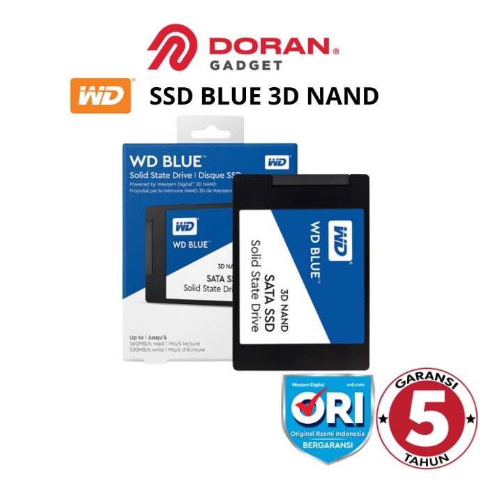 WD SSD Blue SA510 SATA 250gb 500gb 1tb - Garansi 5 Tahun