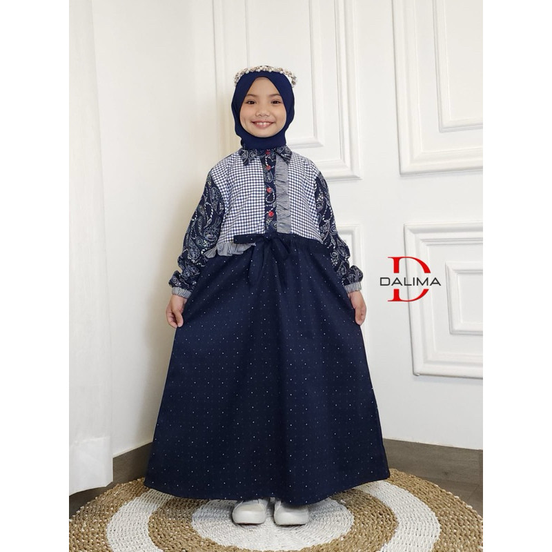 [HOT NEW] (SIZE L) PART I GAMIS ANAK DALIMA KIDS BY SEMUT