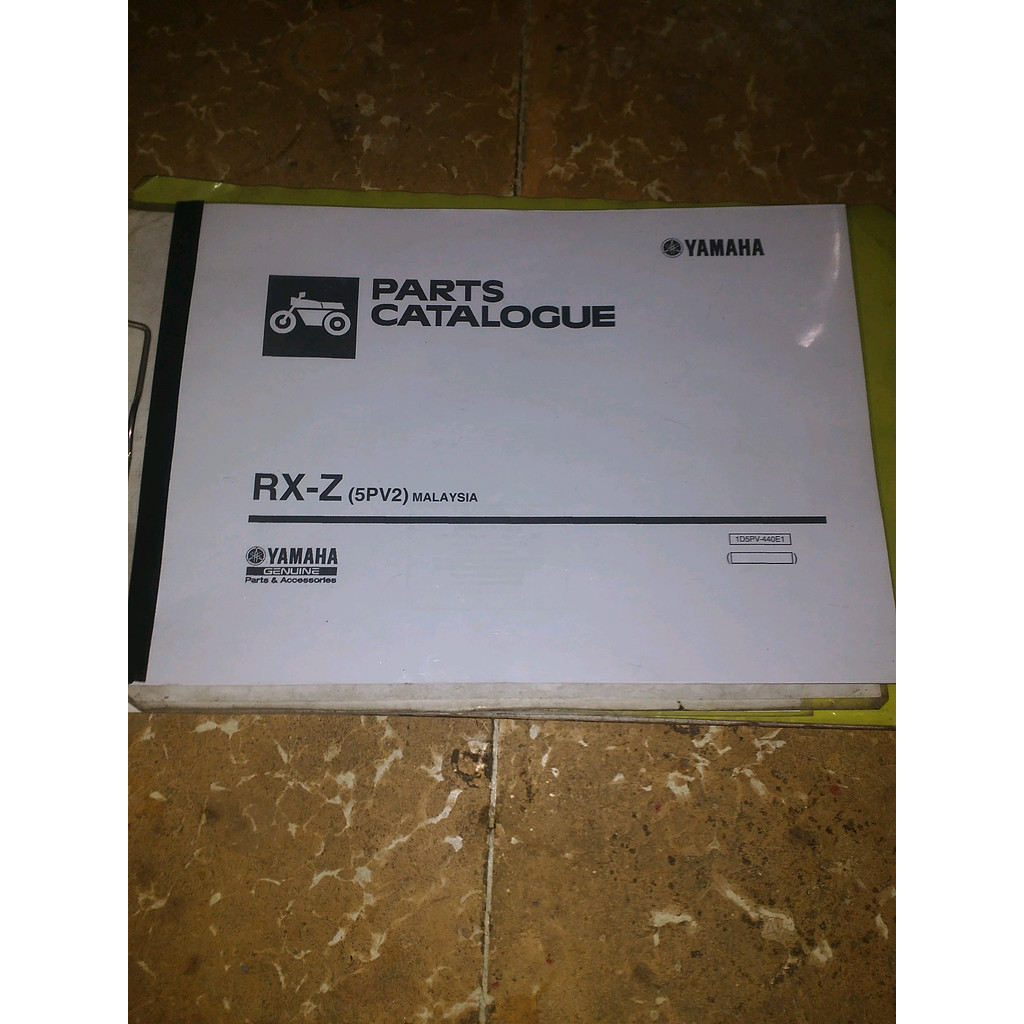 part catalog katalog yamaha RXZ catalyzer malaysia
