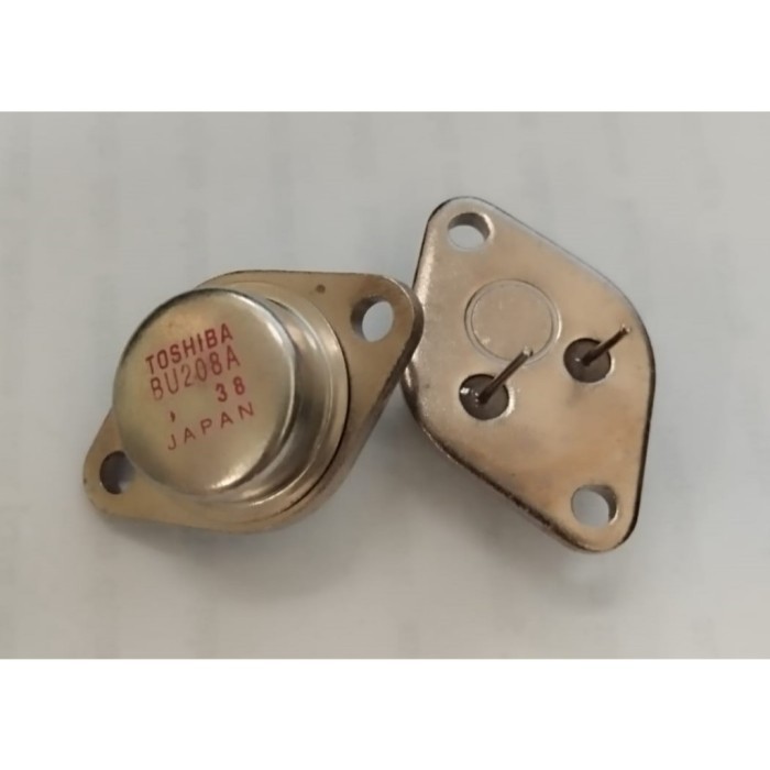 GS99 Transistor BU208A BU208 Silicon NPN 12.5W 700V 8A Jengkol utk Power Supply dan Horizontal Color