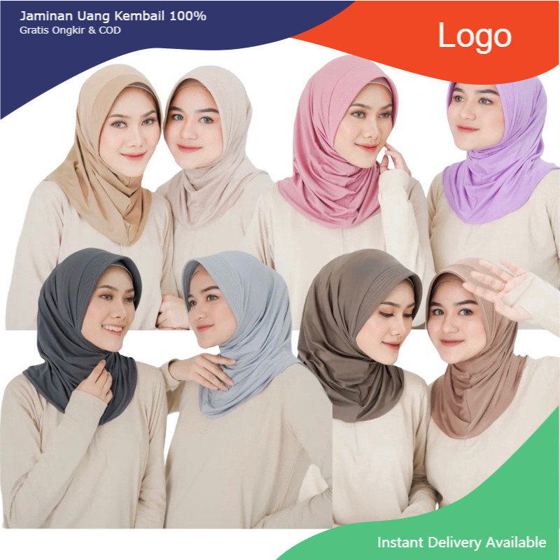 Jilbab Sport Ukuran S | Bergo Sport | Jilbab Instant by Coklat.Etnik