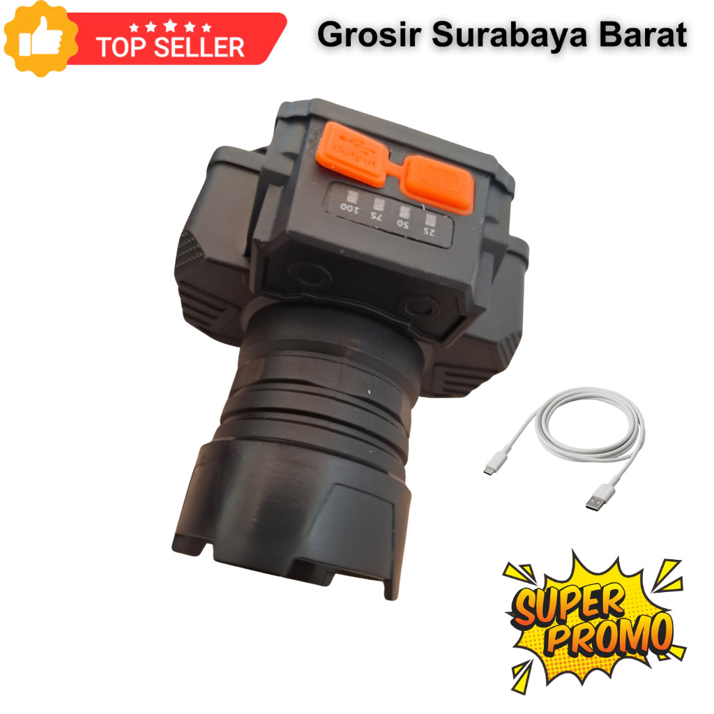 Senter kepala RTL Headlamp Hitam