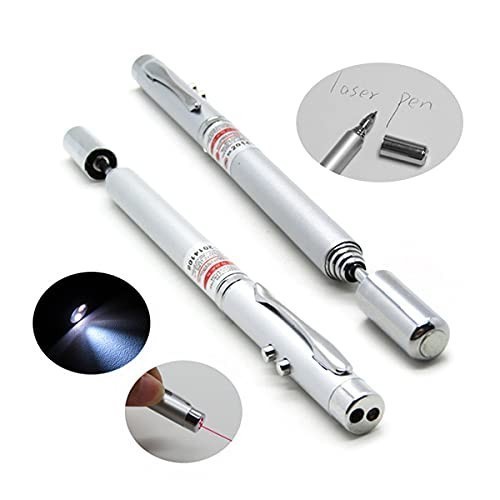 

[ATS] 5in1 Alat Tulis Pena Pulpen Tinta Hitam Laser Senter Pointer Persentasi Teleskopik Magnet Retractable Guru Sekolah Les Stick Class Command Pulpen Multifungsi 5 in 1 Pen Laser Pointer Telescopic LED Magnetic