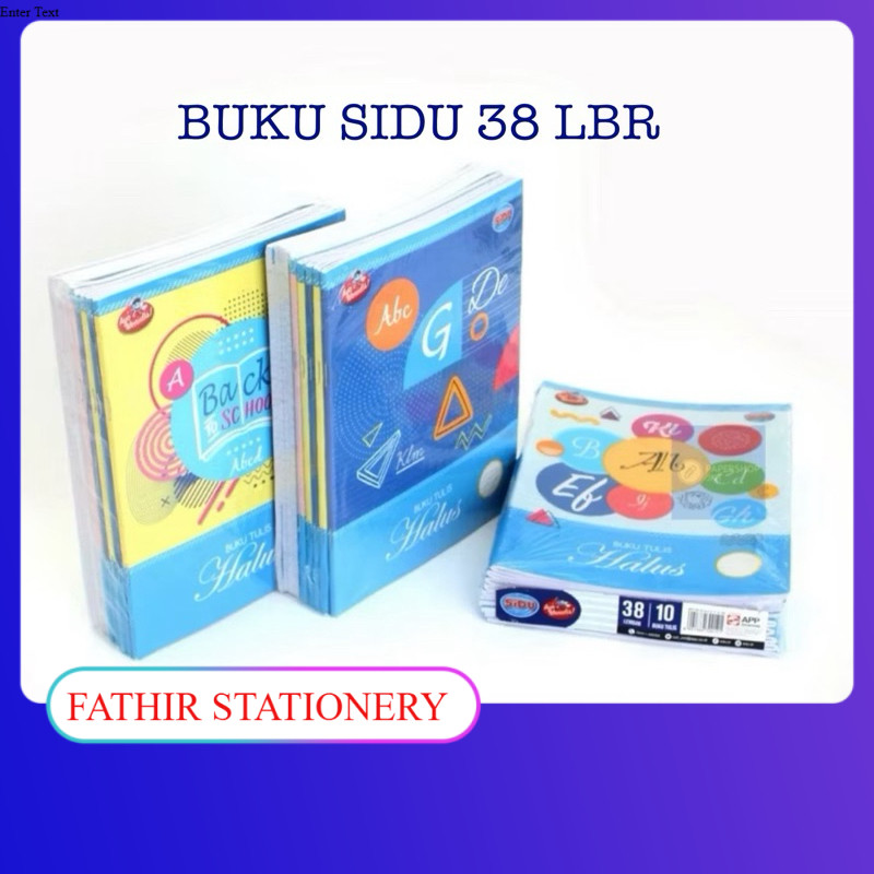 

BUKU TULIS SIDU 38 LEMBAR - ISI 10 BUKU / PACK