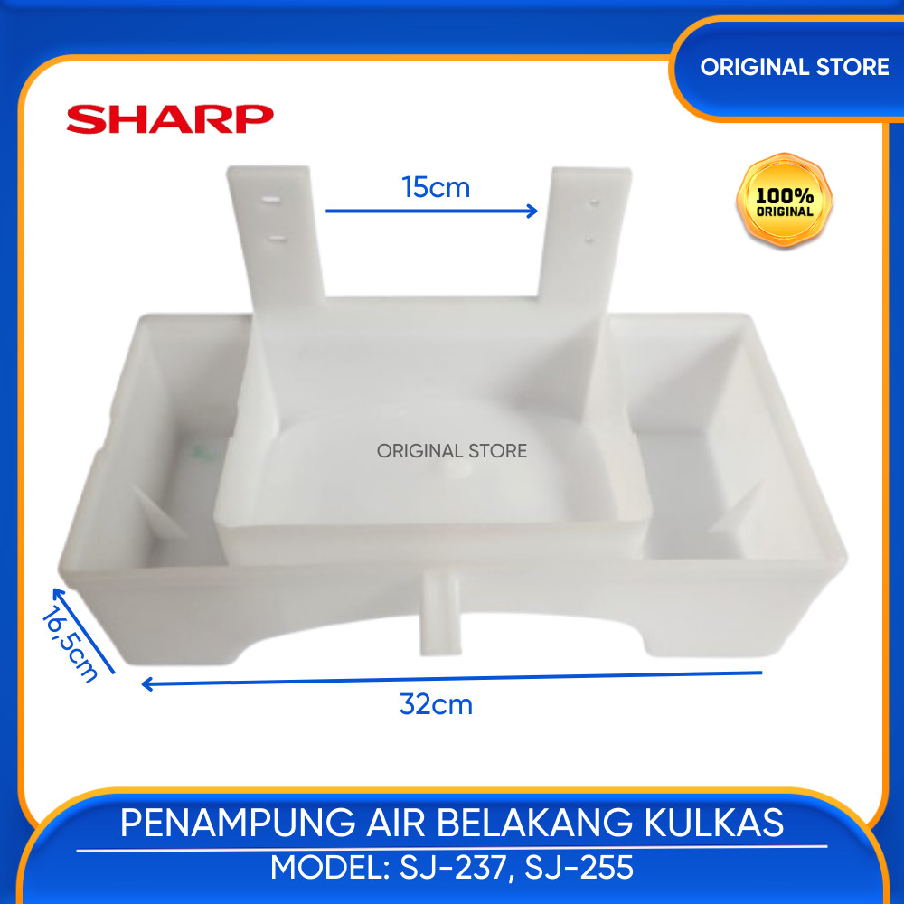 TAMPUNGAN BUANGAN AIR BELAKANG KULKAS SHARP 2 PINTU SJ-237 SJ-225