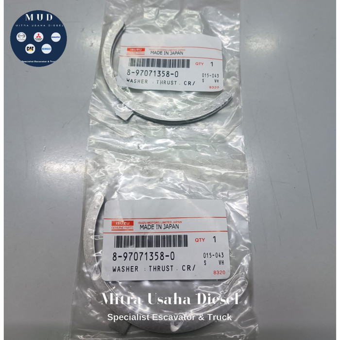 8-97071358-0 ISUZU 4BG1/4BD1 WASHER THRUST berkualitas
