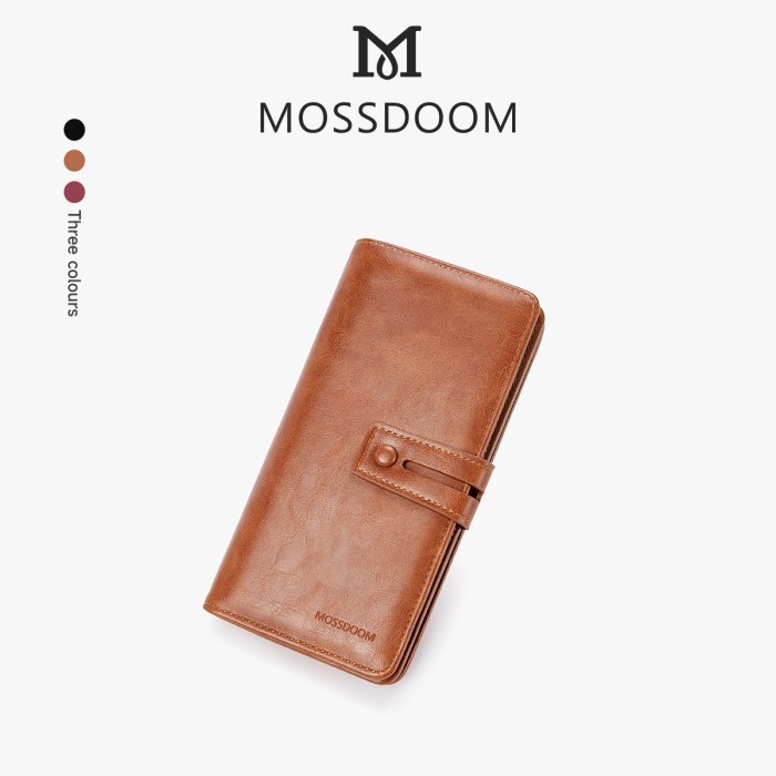 MOSSDOOM Dompet wanita tas wanita -MDB0601 - Cokelat /Update 2025