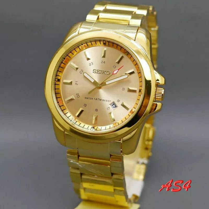 JUAL JAM TANGAN Jam Tangan Rantai Stainliss Steel Se1ko Pria Kasual Bisa COD