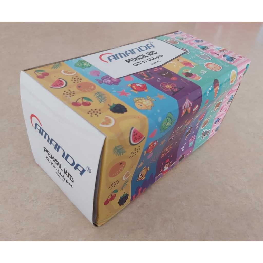 

144pc Pensil Fancy Penghapus Renteng AMANDA