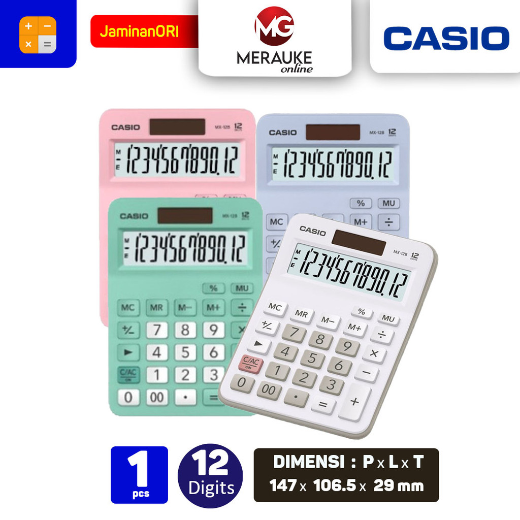 

Calculator CASIO MX-12B Colorful