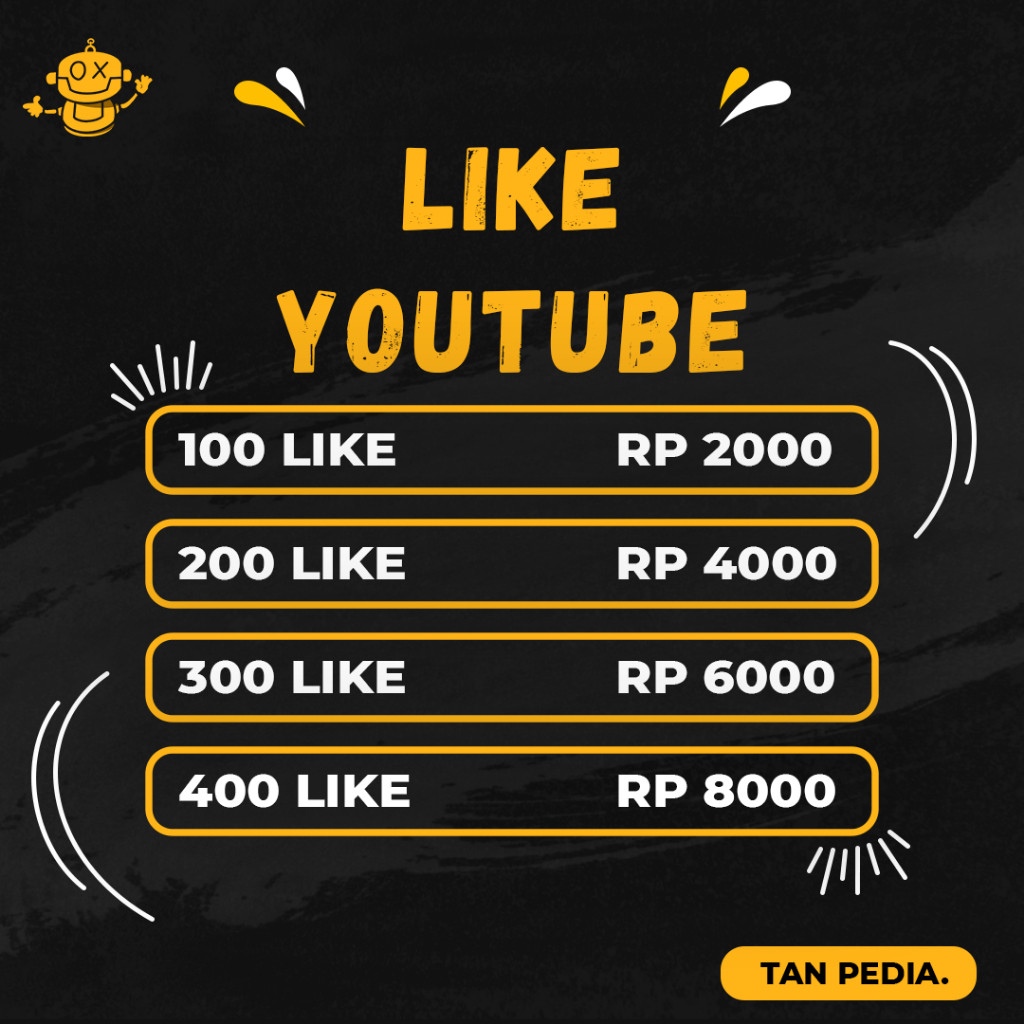 TANPEDIA - Like Youtube Termurah Bergaransi