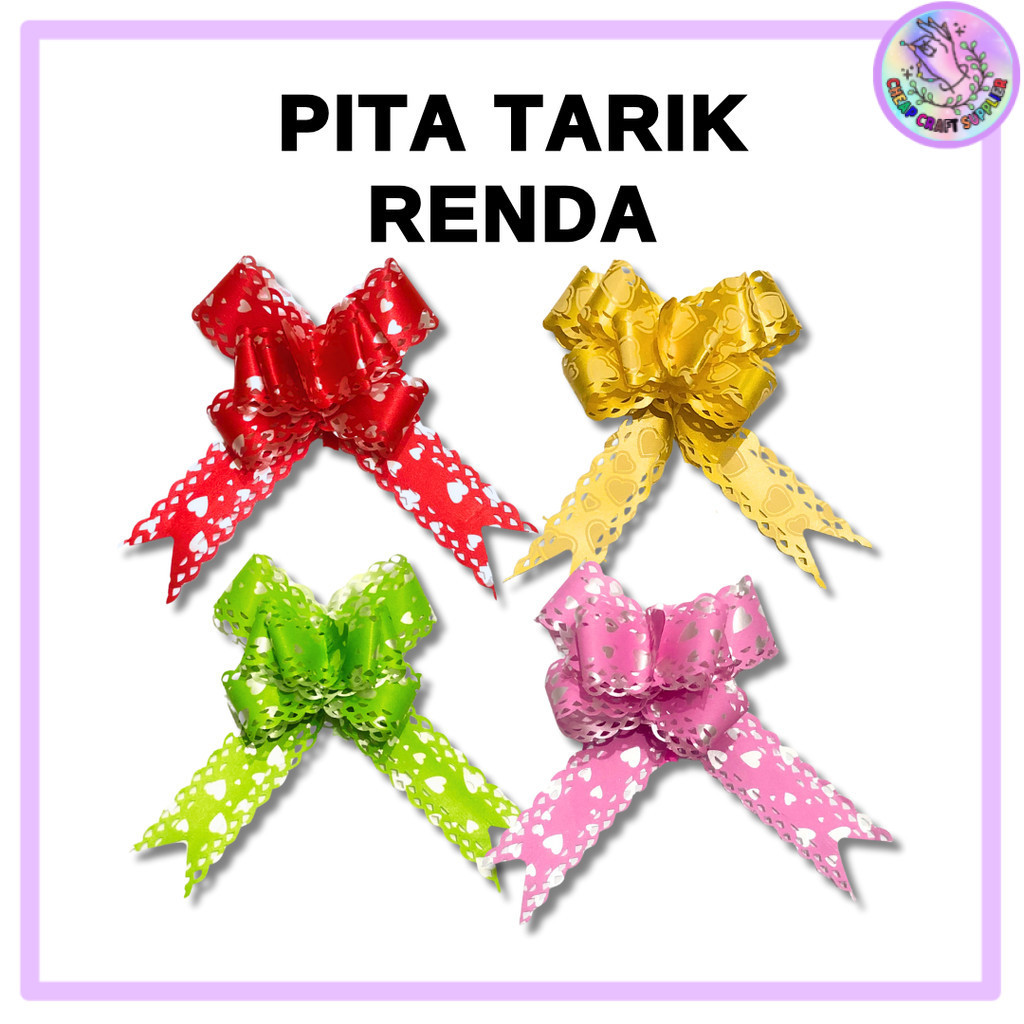 

Pita TARIK RENDA Serut Parcel Kado Souvenir