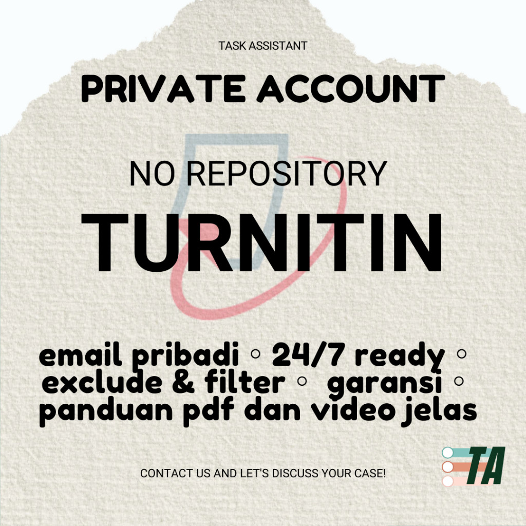 TRUE LIFETIME TURNITIN NO REPOSITORY SOFTWARE cek plagiasi unlimited submit bonus VIDEO panduan peng