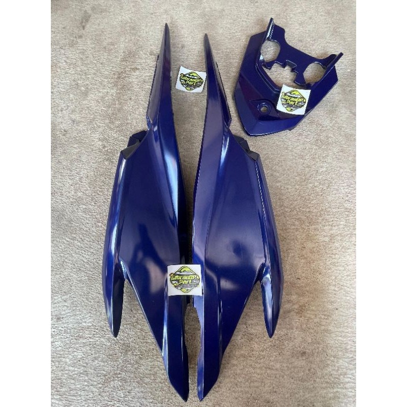 COVER BODY BELAKANG HONDA VARIO TECHNO 125 FI OLD BODY BODI VARIO 125 TECHNO LAMA WARNA BIRU TUA