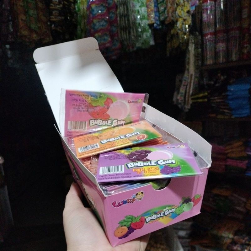 

BUBBLE GUM rasa mix isi 30 pcs@500g