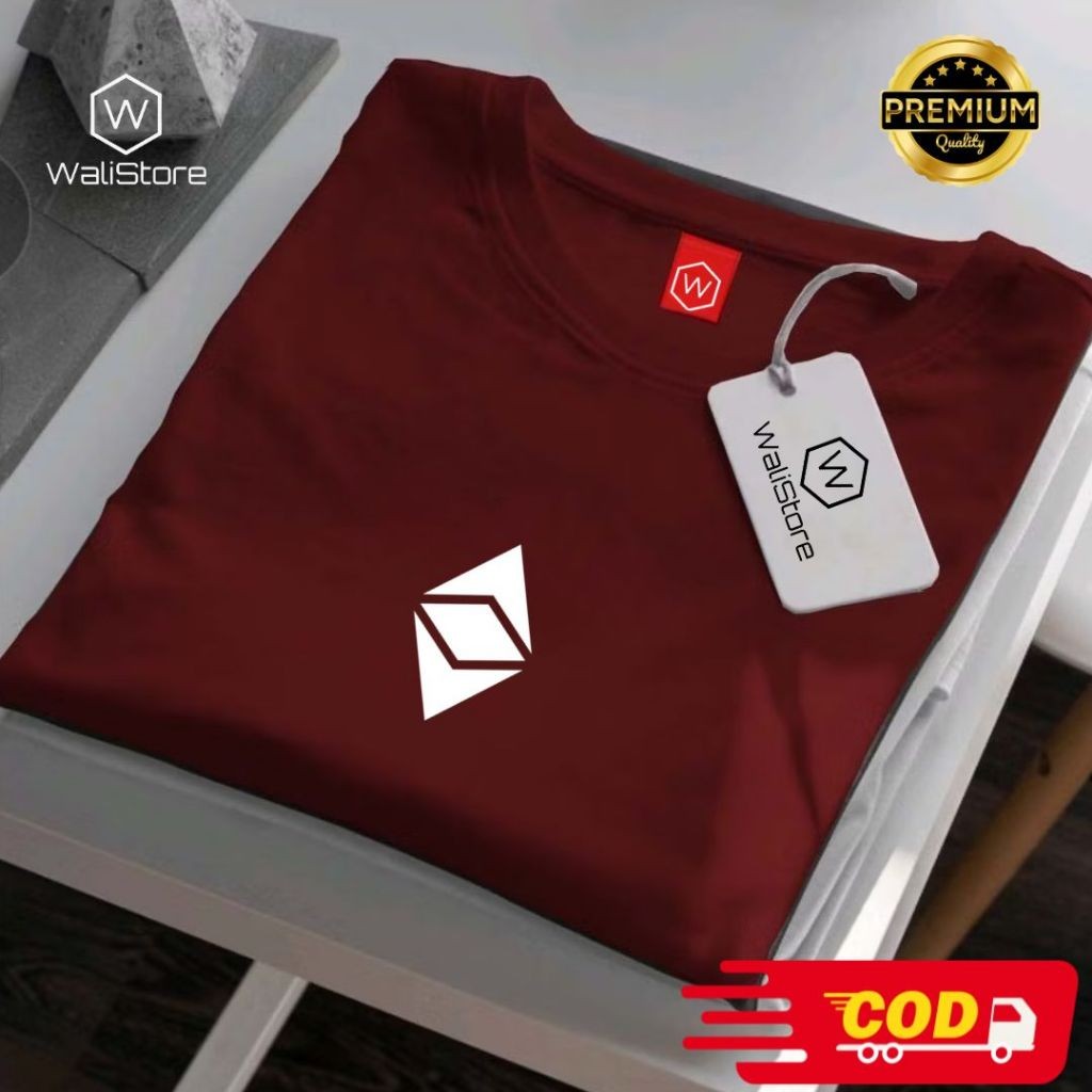 Kaos Distro Trader Crypto Ethereum Crypto Cronos Cotton 20S - Super Nyaman & Lembut Cewek-Cowok Unis