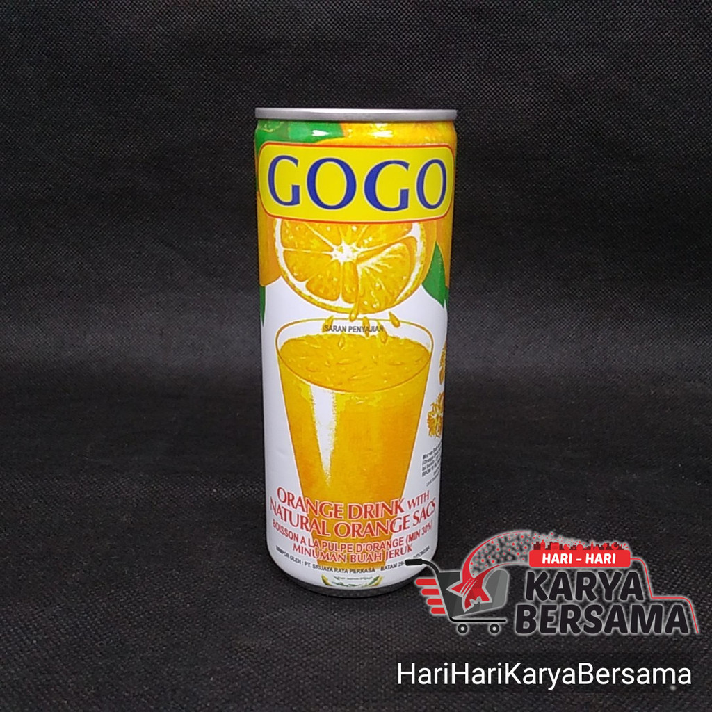 

MINUMAN RINGAN GOGO ORANGE DRINK 237ML