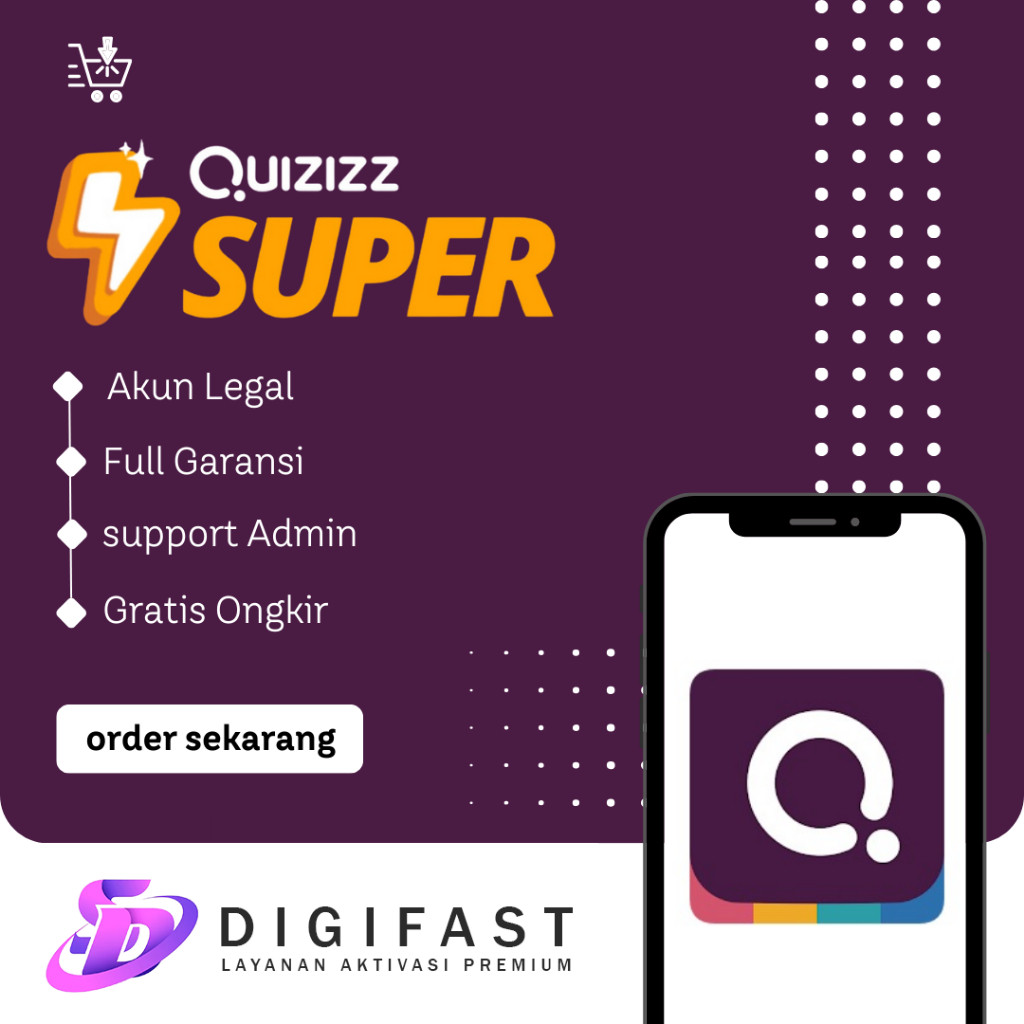 Quizizz Super 1 Tahun Full Garansi