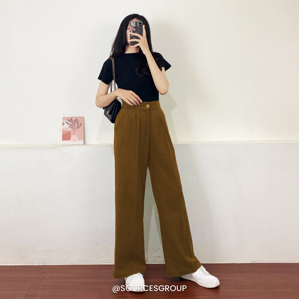 SARAH PANTS KULOT / CELANA KULOT WANITA / LEA STORE
