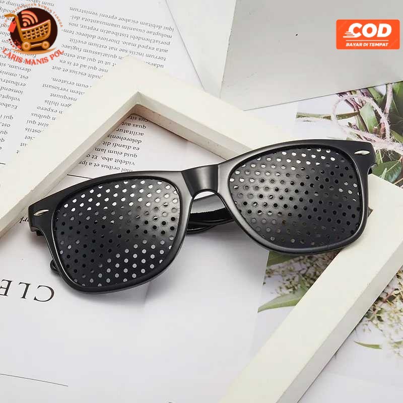 LMP Kacamata Pinhole Kacamata Terapi Anti Myopia Pinhole Glasses