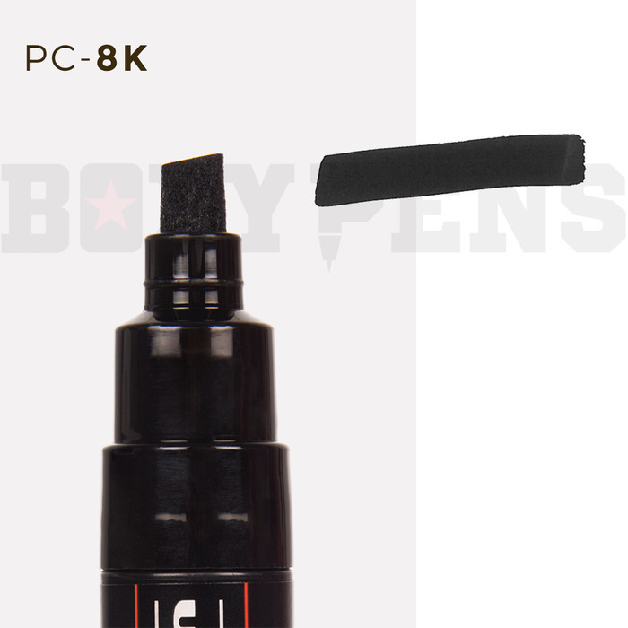 

Uni Posca Paint Marker PC-8K - Broad Chisel Point 8 mm Fluorescent - Fluo Yellow