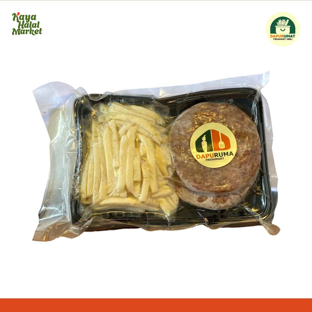 

Beef Patty Burger dan Kentang Shoestring Frozen Kaya Halal Market