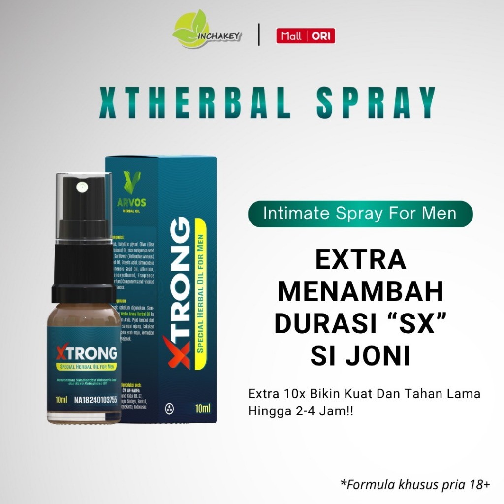XTRONG SPRAY 0BAT KUAT PRIA TAHAN LEBIH LAMA AMPUH BPOM