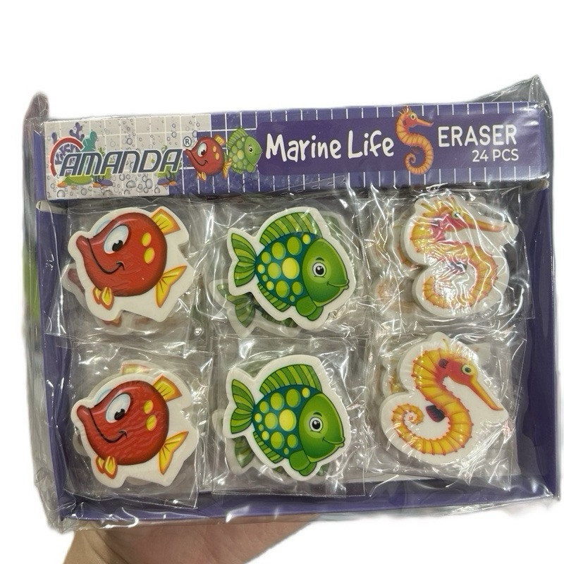 

(5:PCS) 5 Buah Penghapus Fancy Gambar Lucu AMANDA