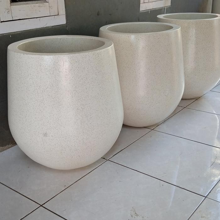 Pot Teraso  Model Gendang Minimalis