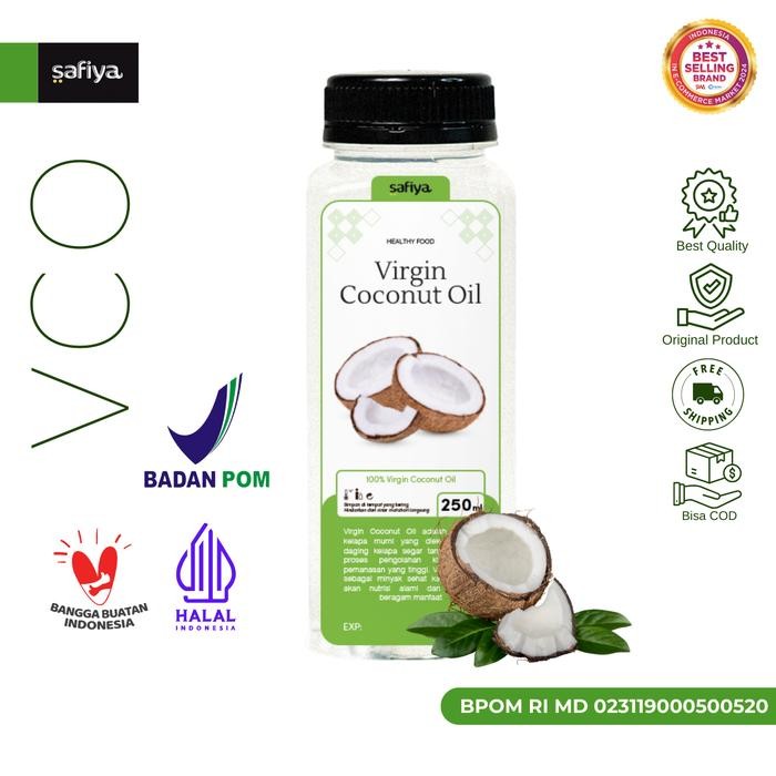 

Safiya Virgin Coconut Oil 250 ML VCO Minyak Kelapa Murni - 250 ml