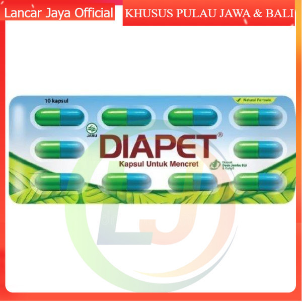 [ECER] OBAT DIAPET 1 BLISTER | OBAT DIARE | OBAT MENCRET DEWASA