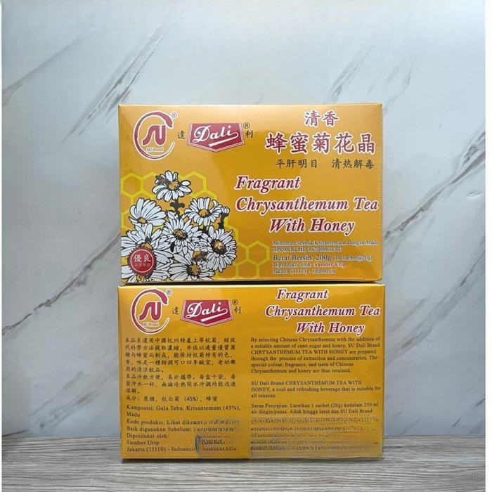 

FRAGRANT CHRYSANTHEMUM TEA WITH HONEY DALI 10 SACHET Teh Kembang Krisan 200gr (PANAS DALAM) (Health_Hub)
