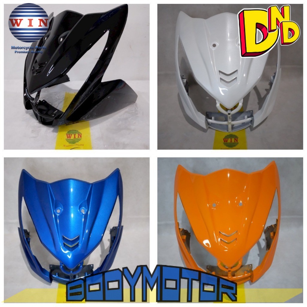 Tameng Depan Beat FI 2012 2013 2014 2015 | front panel WIN | dasi motor honda injeksi original hitam