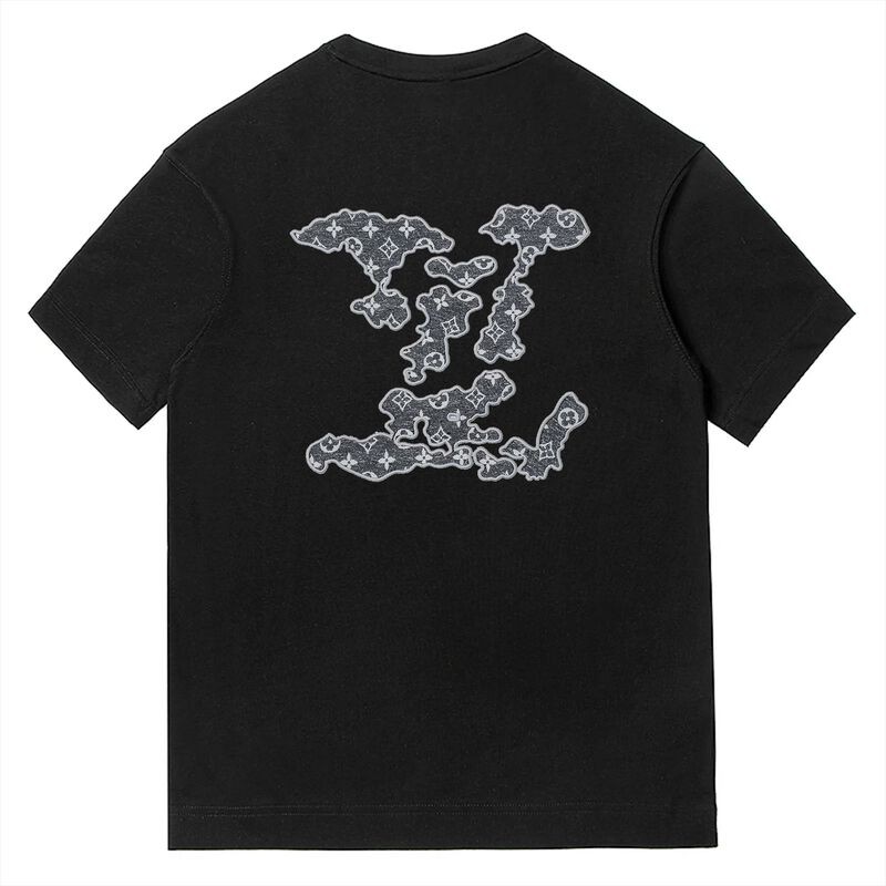 【100% Cotton】kaos LV Louis Vuitton Kaos Distro Pria Oversize Cotton Heavyweight Original - Kaos Leng