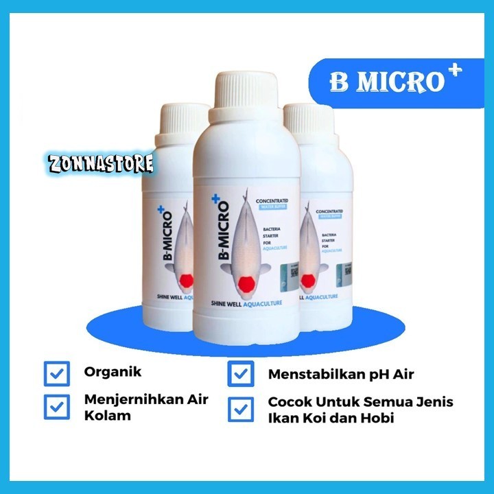 BMO+ BMICRO+ 100 ML PROBIOTIK KOI BACTERI STARTER KOLAM KOI