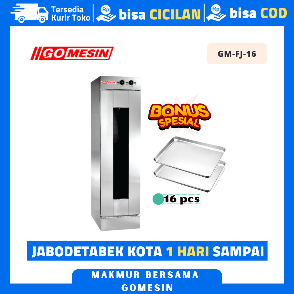 Proofer Listrik Getra Fj 15c Proofer Roti 15 Tray Stainless Steel Garansi Resmi