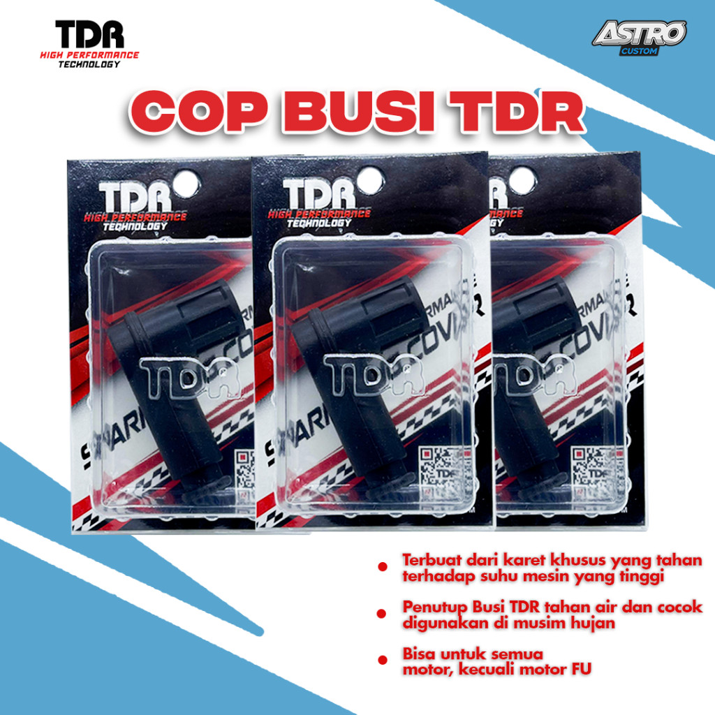 Cop Busi TDR RACING Universal Vario Genio Beat Scoopy Mio 125 Jupiter Nmax Aerox Lexi Cangklong Busi